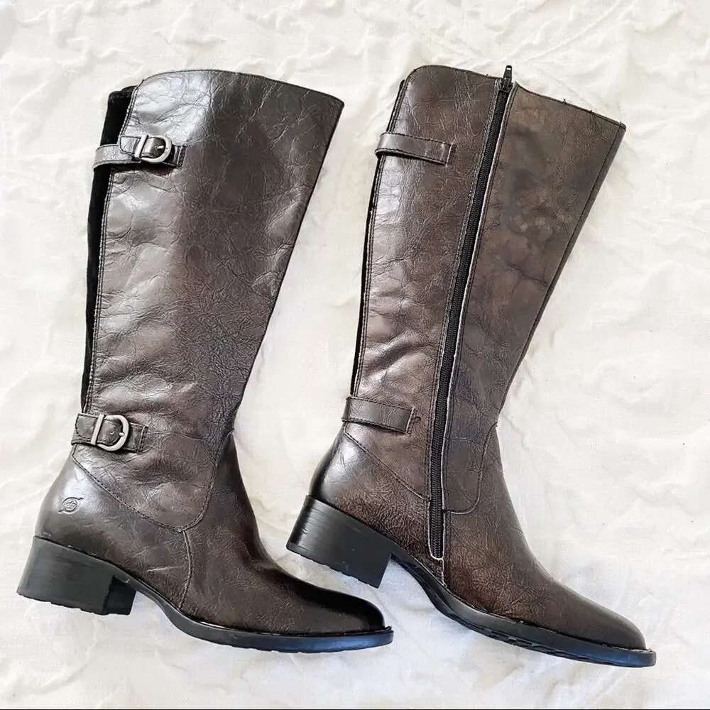 Born Knee High Riding Boots New $200